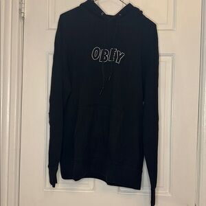Obey Classic Black Pullover Hoodie